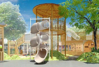 深圳幼儿园设计之户外游乐玩具的重要性