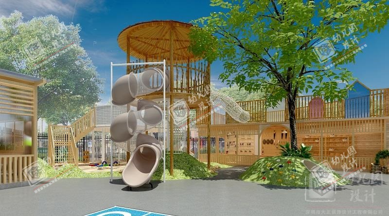 深圳幼儿园设计之户外游乐玩具的重要性